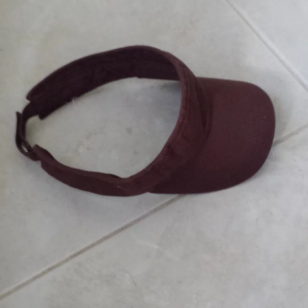 Brown Adjustable Visor